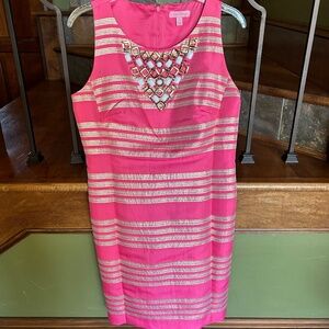 Lilly Pulitzer Pink Party Dress, Size 4